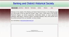 Desktop Screenshot of barkinghistory.co.uk