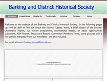 Tablet Screenshot of barkinghistory.co.uk